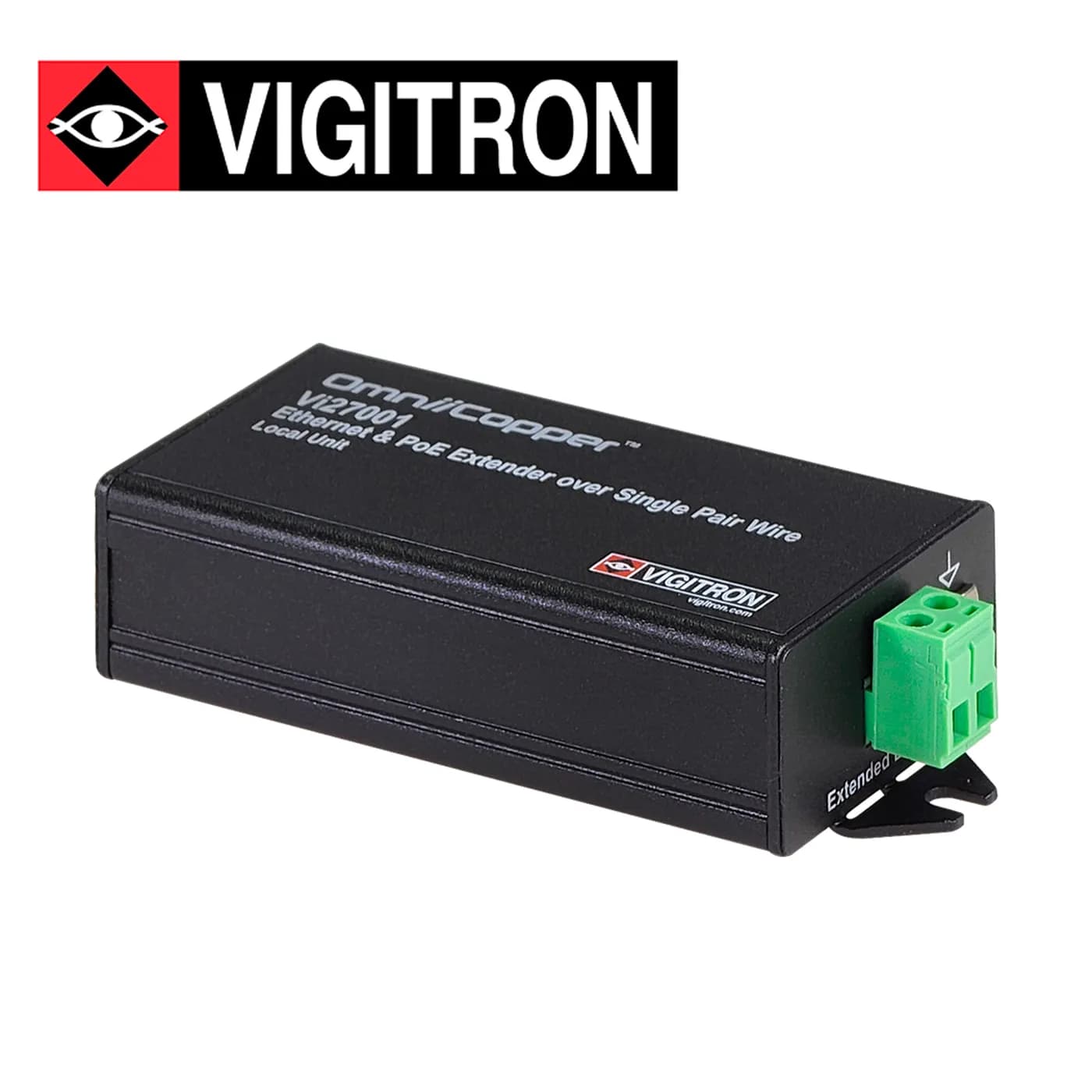 RECEPTOR ETHERNET PAR UNICO Y POE  914 METROS VIGITRON MODELO VI27001/ 2
