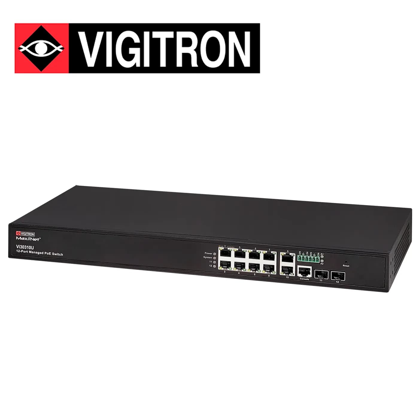 SWITCH POE ADMINISTRABLE L3  VIGITRON VI30310U / 8 PUERTOS RJ45 10M/10 2