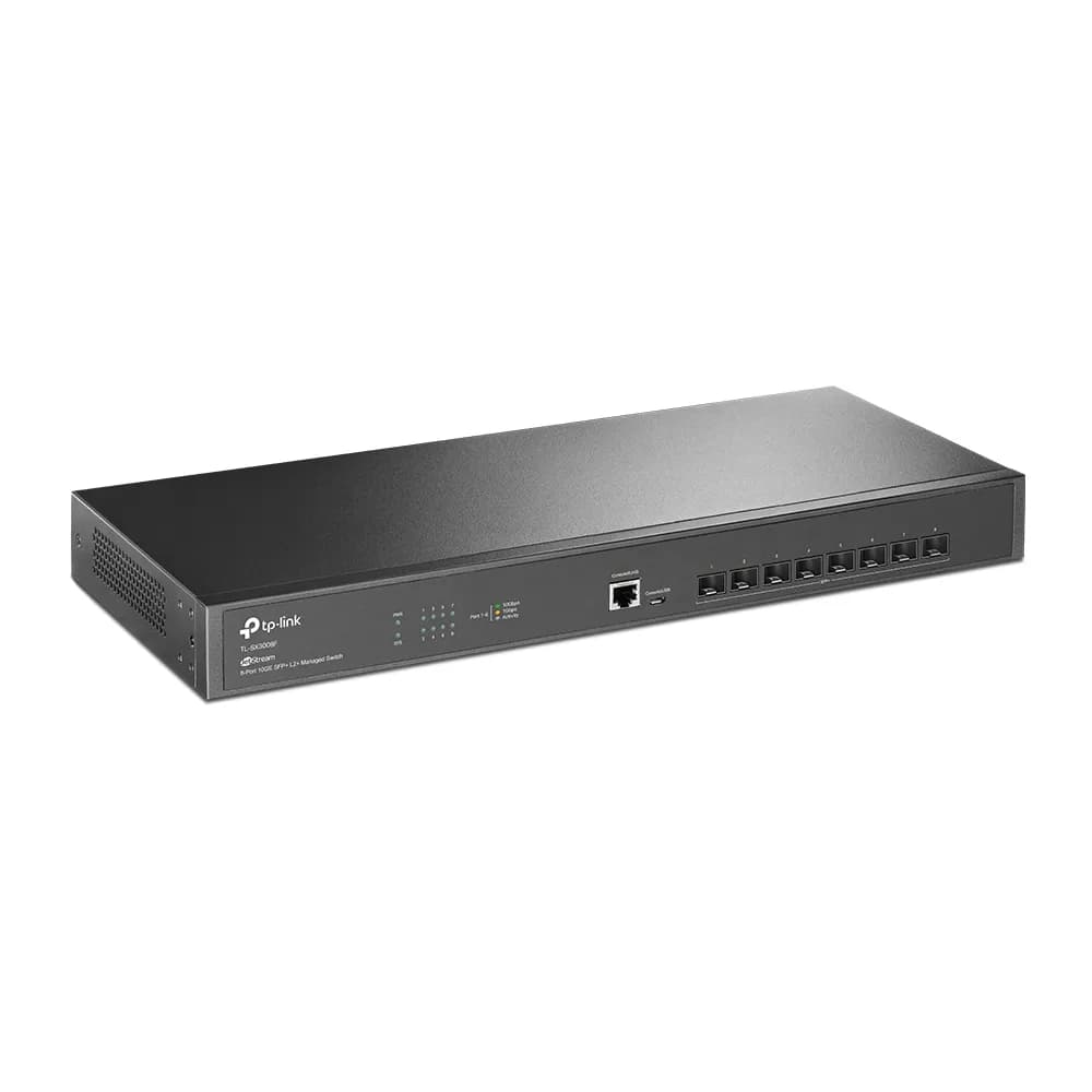Switch Fibra Óptica L2+ / 8 Puertos SFP+ 10G / 160 Gbps / Sin Ventilad 2