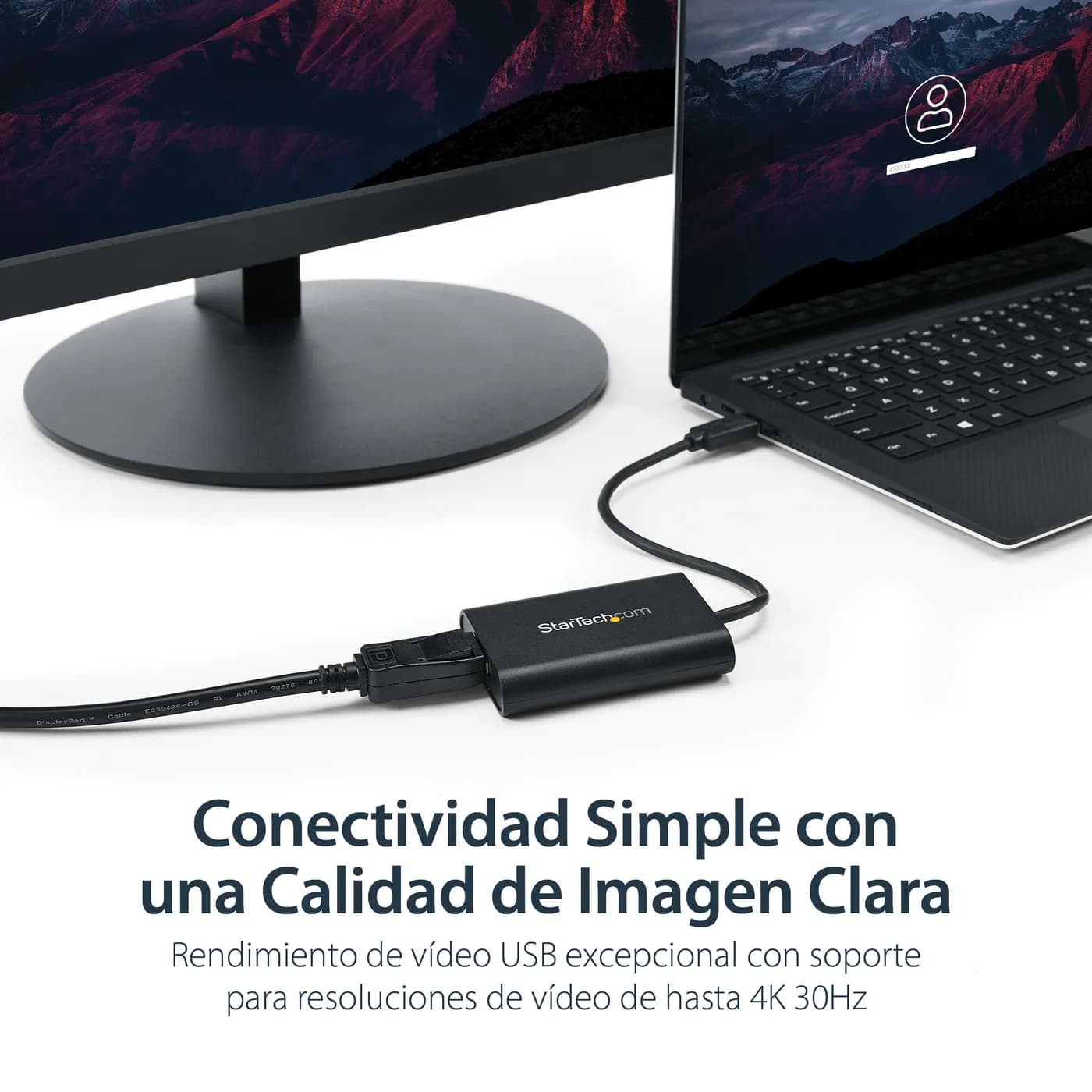 StarTech.com Adaptador USB 3.0 a DisplayPort - 4K 30Hz - Adaptador de  9