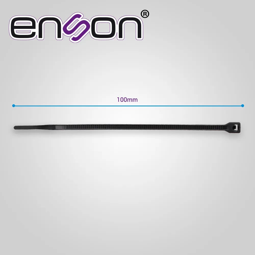 CINCHO DE NYLON ENSON ENS-CH100B COLOR NEGRO DE 2.5 X 100MM DE LONGITU 3