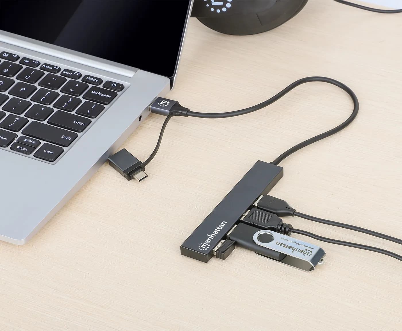 Manhattan 181006 base para laptop o replicador de puertos USB 3.2 Gen  5