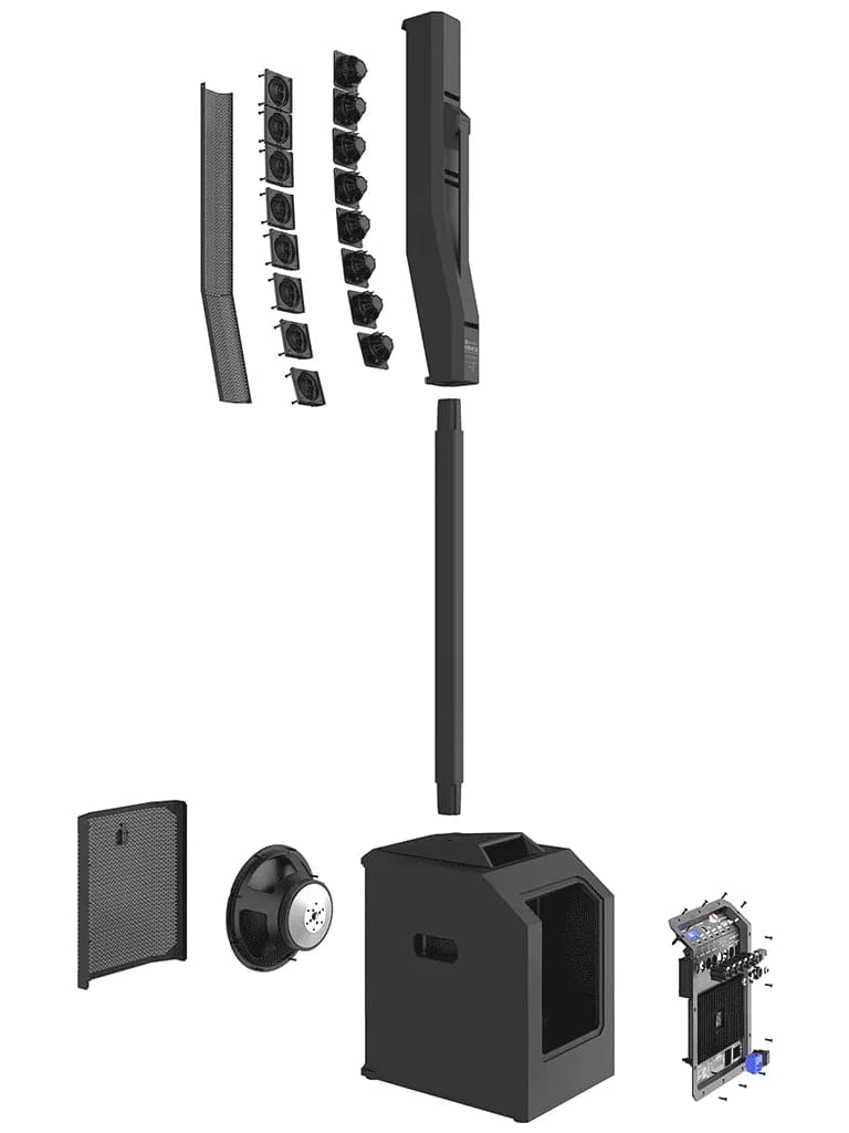 ElectroVoice M_EVOLVE50M - Sistema de Altavoz Portatil Amplificado 8CH 6