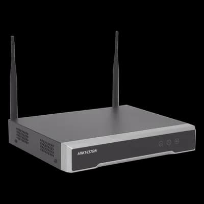 NVR IP / 4 Canales / 4 Megapixel / 1 Bahía HDD hasta 6 TB / Wi-Fi MIMO