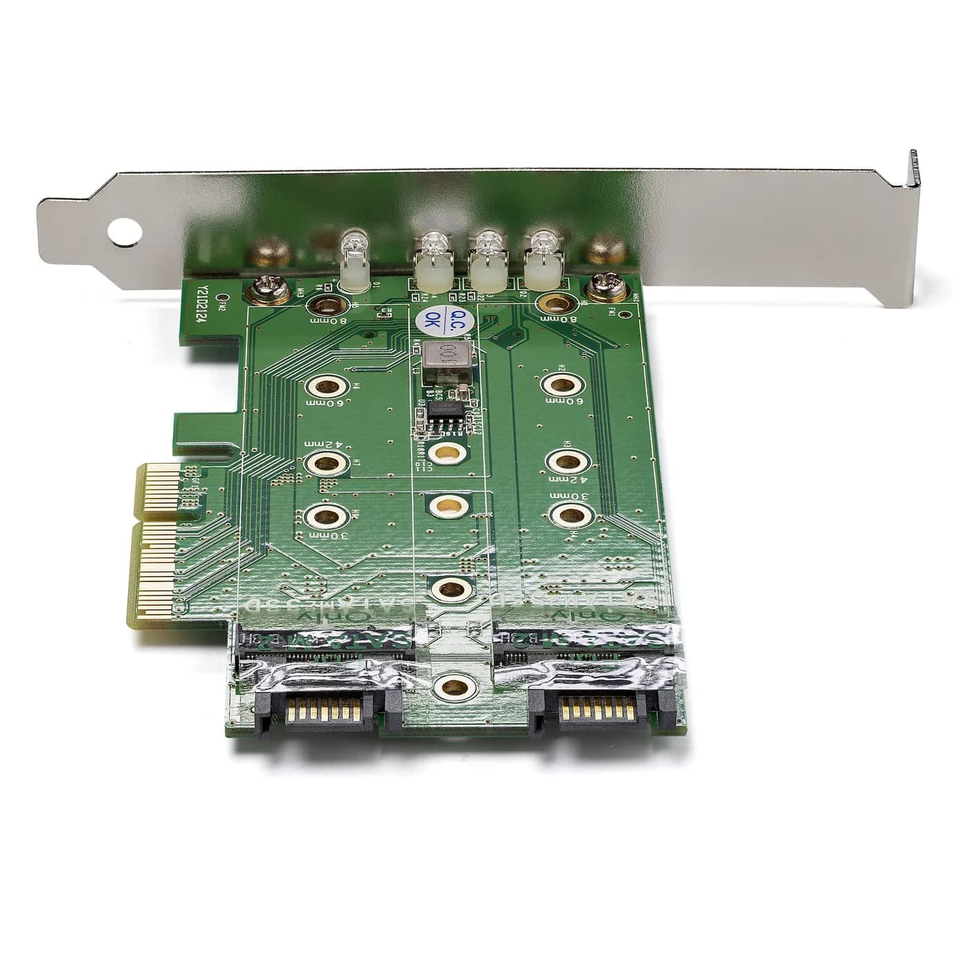 StarTech.com Tarjeta Adaptadora de 3 Puertos M.2 NGFF para SSD - Sopor 2