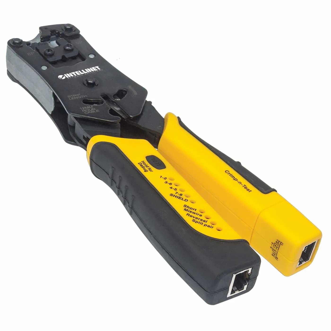 Intellinet Pinza Crimpeadora Universal de Plugs Modulares y Probador d 2