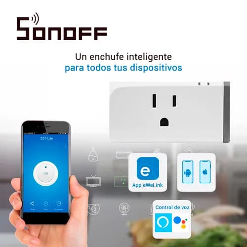 CONTACTO ON/OFF SONOFF S31 SMART INALAMBRICO WIFI PARA SOLUCION DE SMA 4