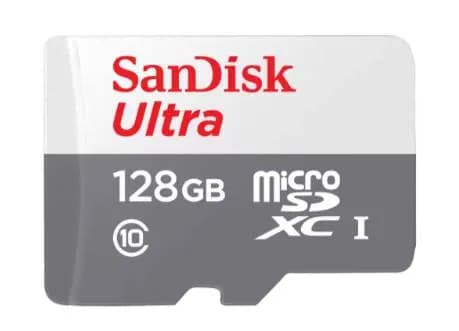 MEMORIA SANDISK MICRO SDXC ULTRA 128GB CL10 (SDSQUNR-128G-GN3MA)