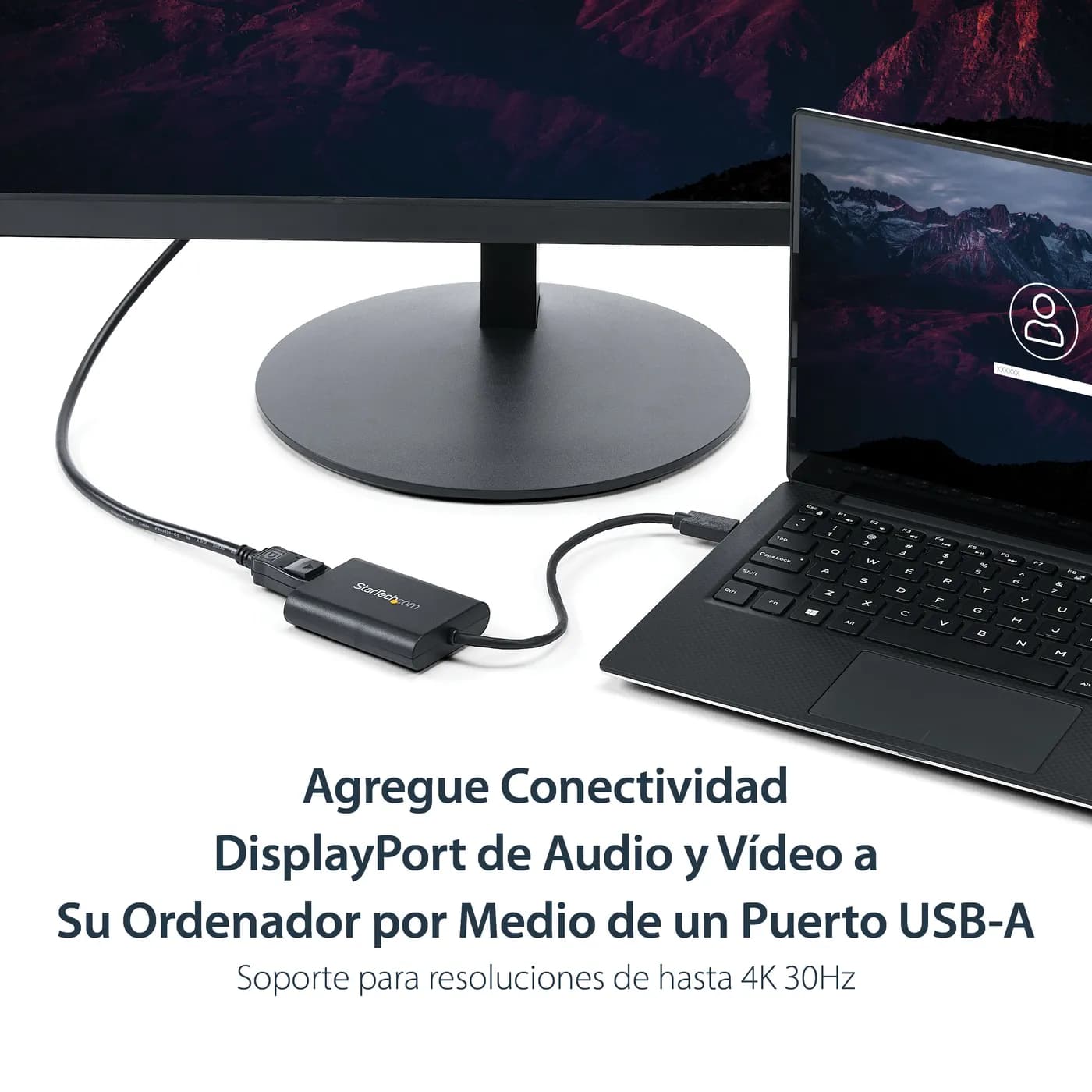 StarTech.com Adaptador USB 3.0 a DisplayPort - 4K 30Hz - Adaptador de  7