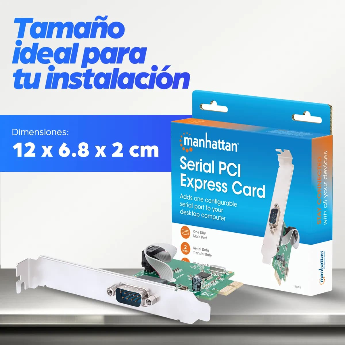 Manhattan Tarjeta Serial PCI Express 7