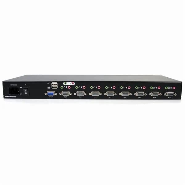 StarTech.com Conmutador Switch KVM 8 Puertos de Video VGA HD15 USB 2.0 3