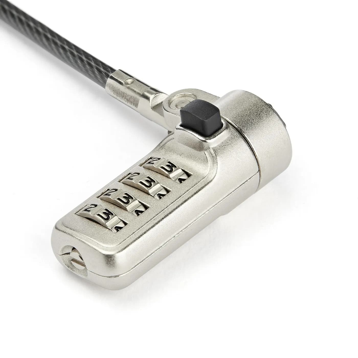 StarTech.com LTLOCKNBL cable antirrobo Negro, Plata 2.043 m 3