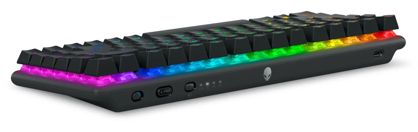 Alienware Pro Wireless Gaming Keyboard teclado Juego USB + RF Wireless 6