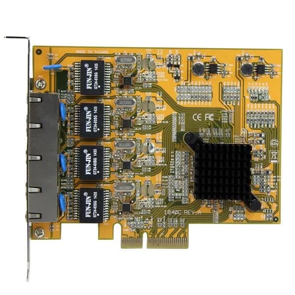 StarTech.com Tarjeta de Red PCI Express Ethernet Gigabit con 4 Puertos 2