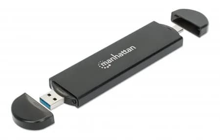 Manhattan Gabinete USB a SDD M.2 NVMe y SATA 2