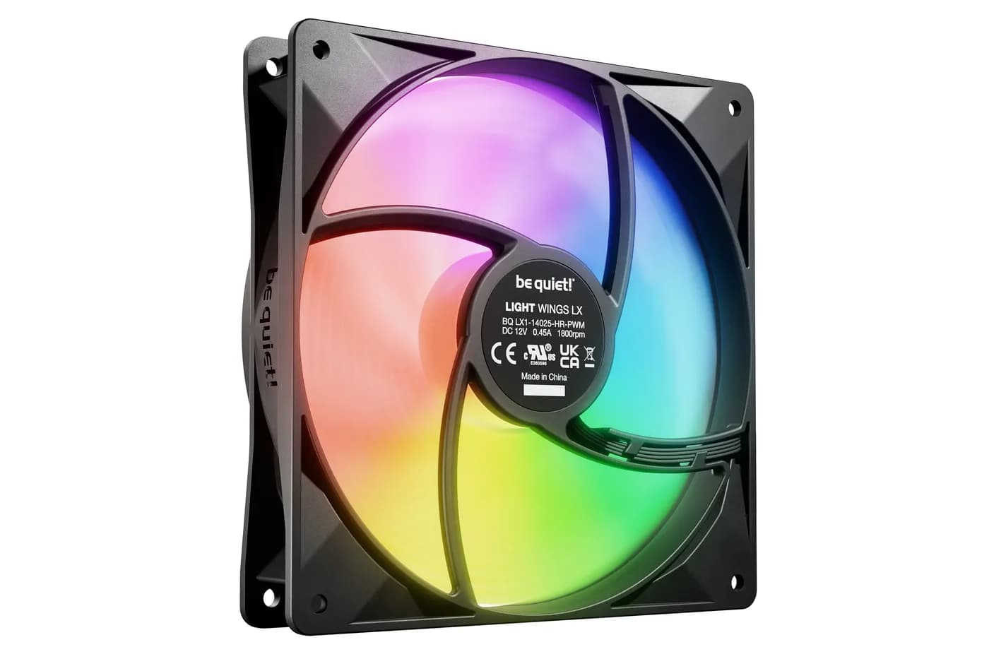 be quiet! LIGHT WINGS LX 140mm PWM high-speed Gabinete de la computado 4