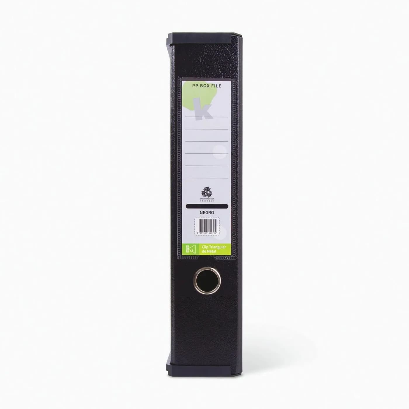 TECHMAKRO CAJA PARA ARCHIVO FORRADO DE PVC, NEGRO FIBER país de origen 2