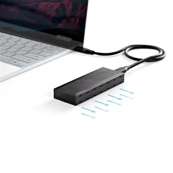 StarTech.com Gabinete de SSD M.2 NVMe para SSDs PCIe- USB 3.1 Gen 2 Ti 6