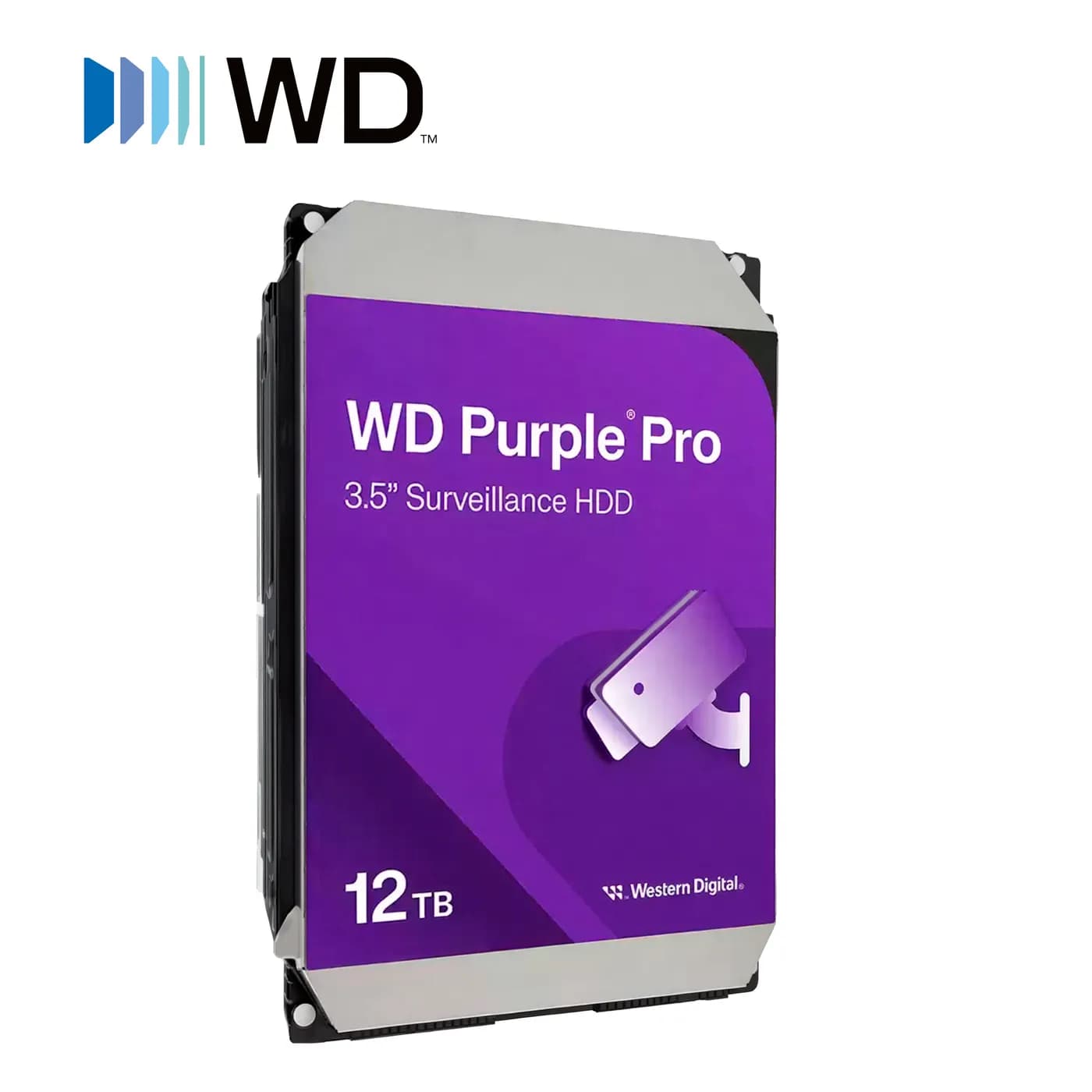 DISCO DURO DD 12TB SATA WD PURPLE PRO WD122PURP 24/7 OPTIMIZADO PARA V 4