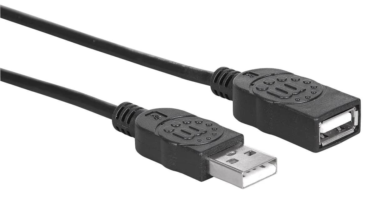 Manhattan 308519 cable USB USB 2.0 1 m USB A 0.48 Gbit/s Negro 2