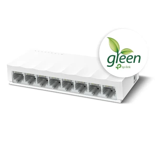 Switch no administrado / 8 puertos 10/100Mbps / Fanless / 4.9 x 1.9 x  2