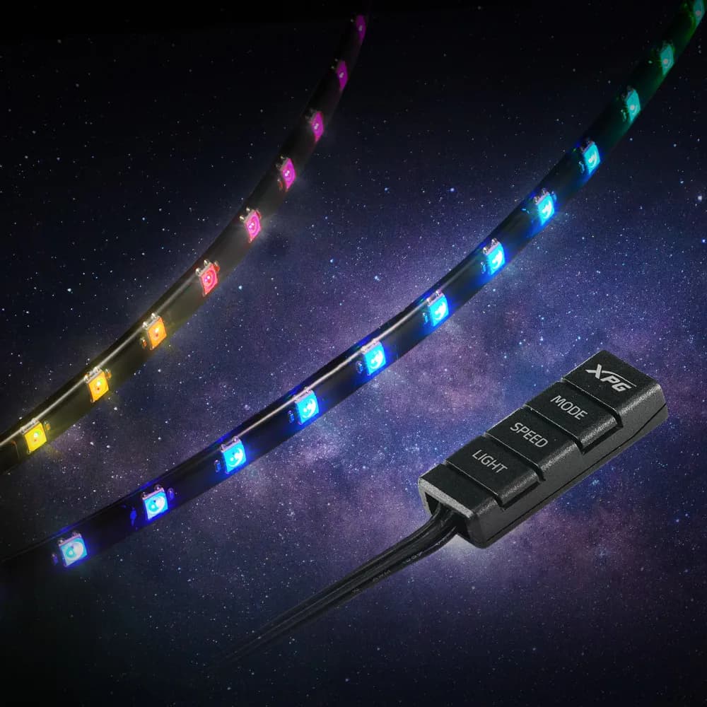 TIRA DE LED ARGB XPG PRIME (2 TIRAS DE 60CM) (ARGBSTRIP-BKCWW) 2