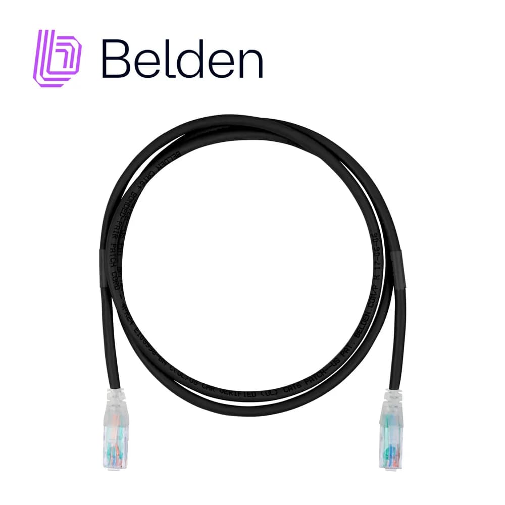PATCHCORD UTP CAT6 BELDEN C601100010 FORRO PVC NEGRO CMR-RISER 4 PARES 3