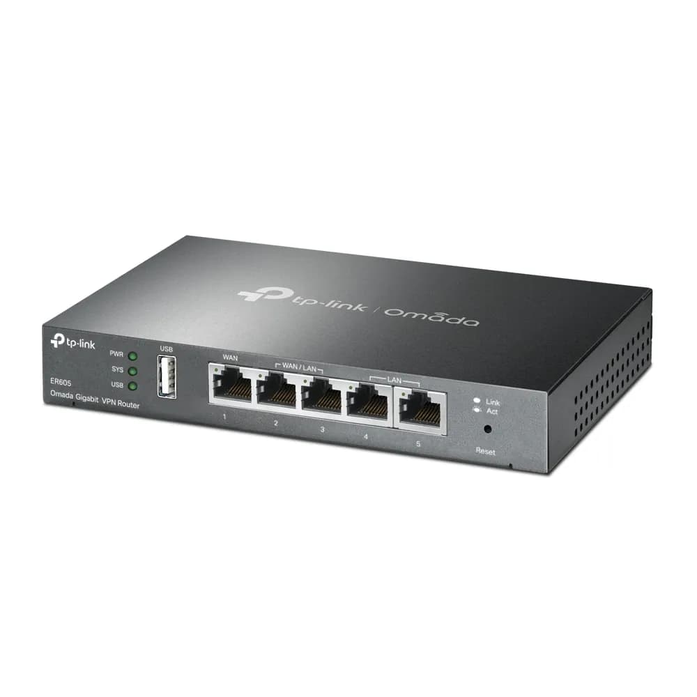 TP-Link Omada ER605 enrutador Gigabit Ethernet Negro 2