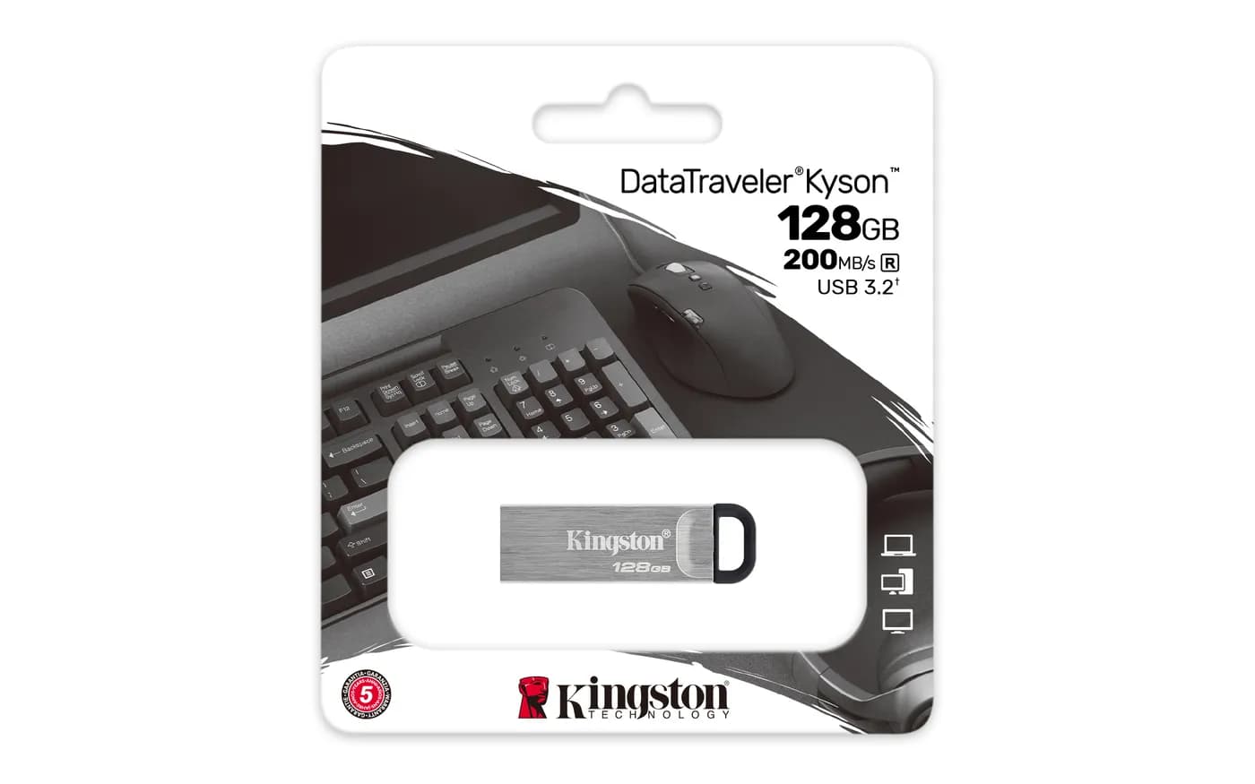 Kingston Technology DataTraveler Kyson unidad flash USB 128 GB USB tip 4