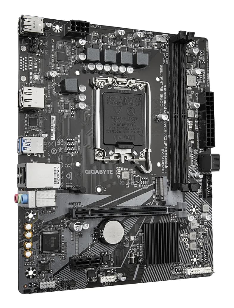 GIGABYTE H610M K V2 placa base Intel H610 LGA 1700 Micro ATX 3