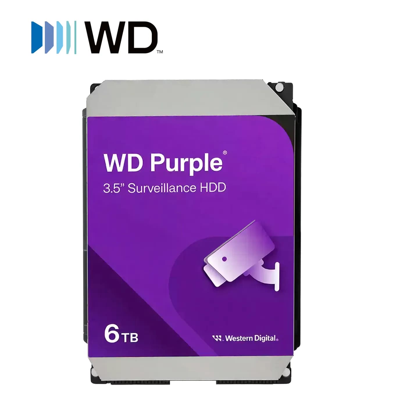 DISCO DURO DD 6TB SATA WD PURPLE WD64PURZ 24/7 OPTIMIZADO PARA VIDEOVI 3
