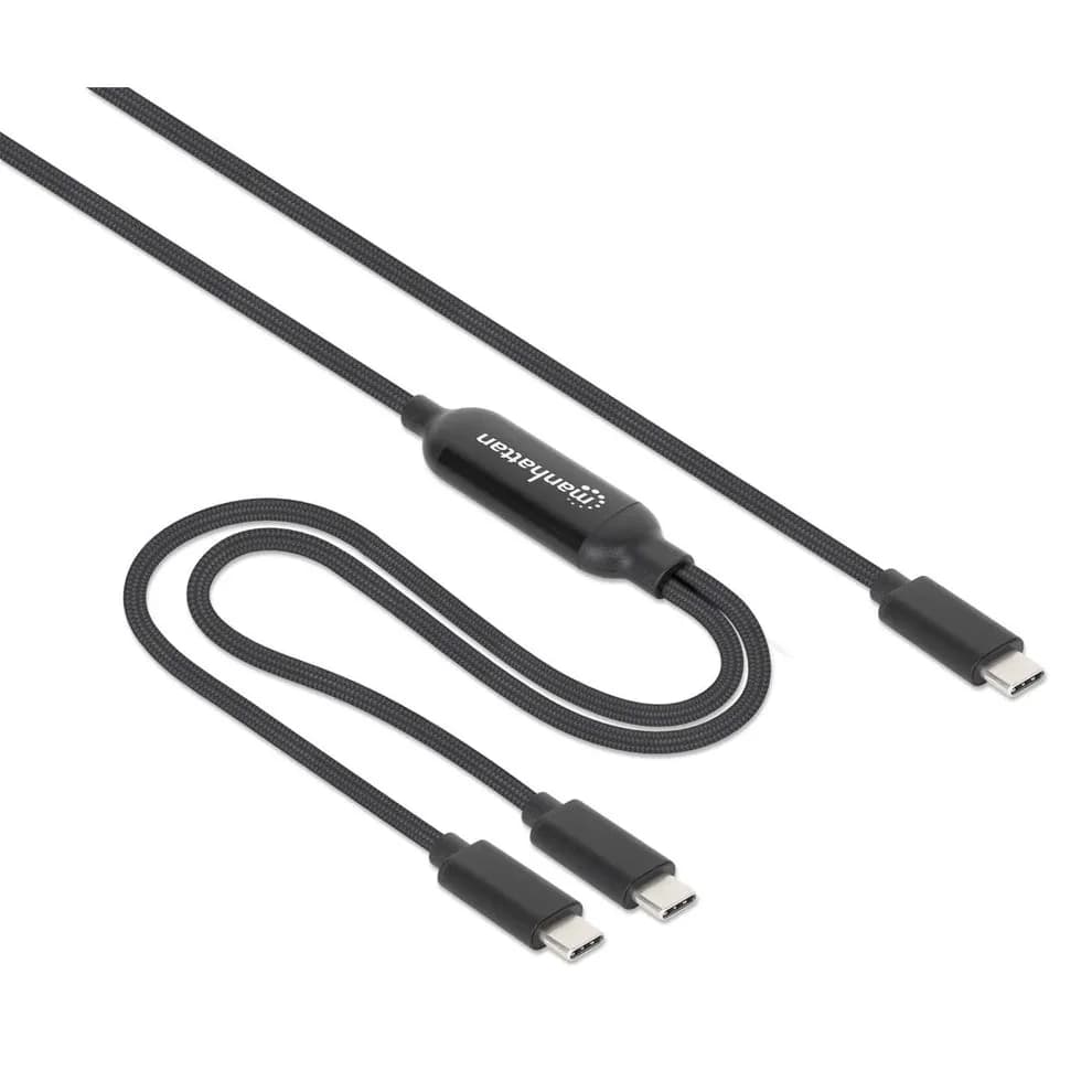 Manhattan 355810 cable USB 2 m USB C 2 x USB C 100 W Negro 3
