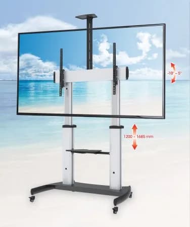 Manhattan 461672 soporte para TV 2.54 m (100") Plata 6