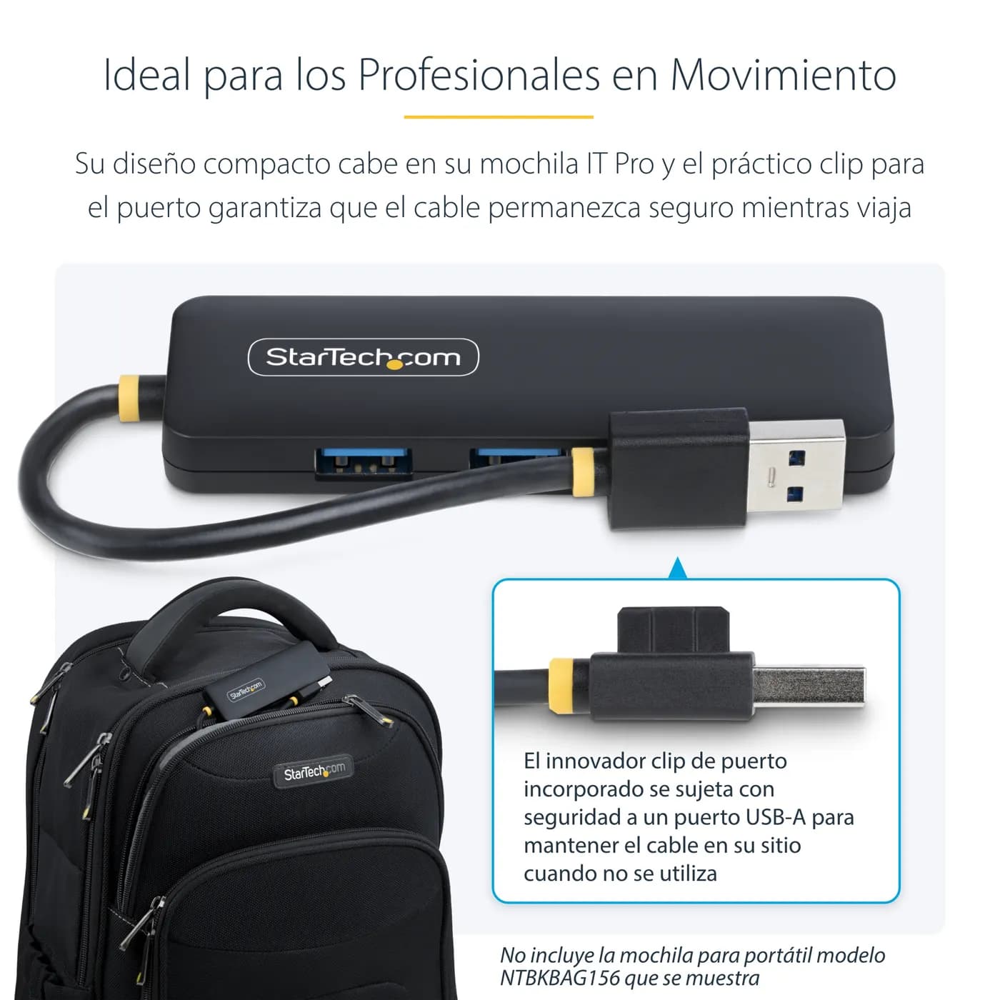 StarTech.com H5A4A-USB-HUB nodo concentrador USB 3.2 Gen 1 (3.1 Gen 1) 15