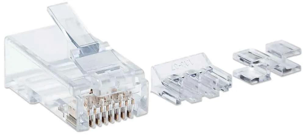 Intellinet PLUG RJ45 CAT6A SOLIDO UTP BOTE 80 PZAS ORO 50-MICRAS PRO 3