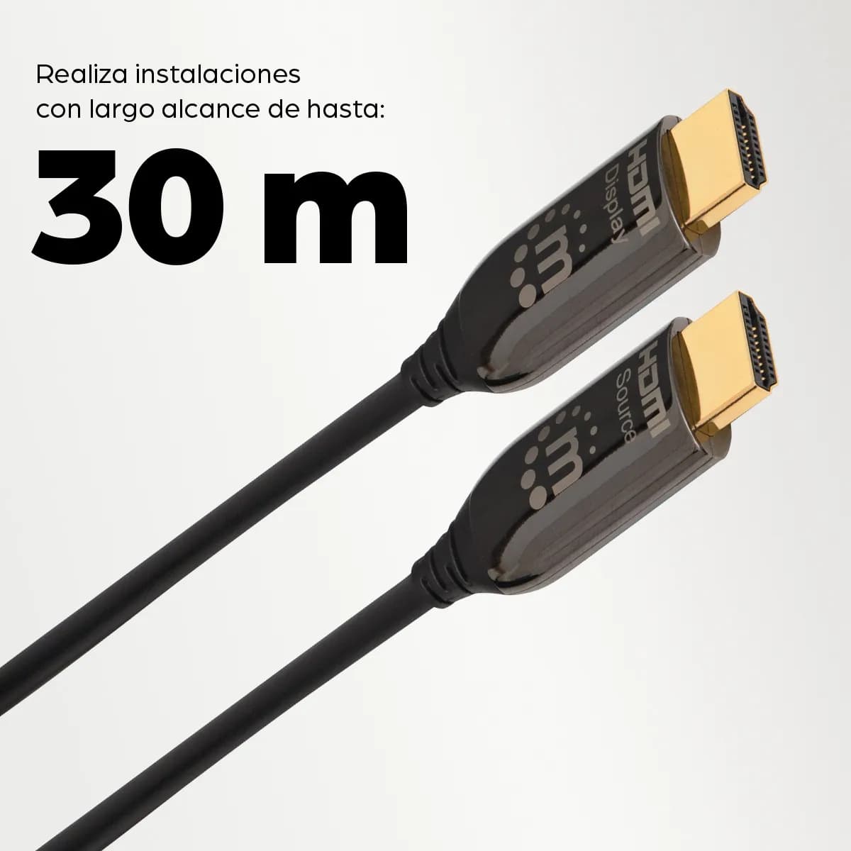 Manhattan Cable HDMI Óptico Activo con Clasificación Plénum 10