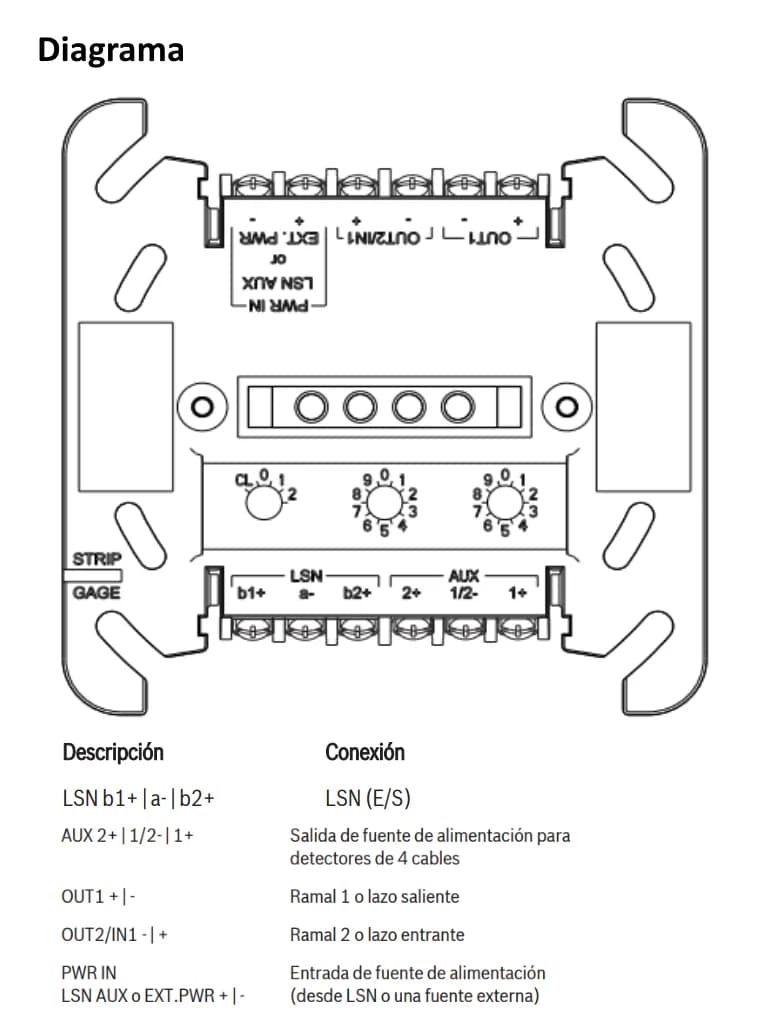 BOSCH F_FLM4204CONS - Modulo de interconexion convencionales de cuatro 5