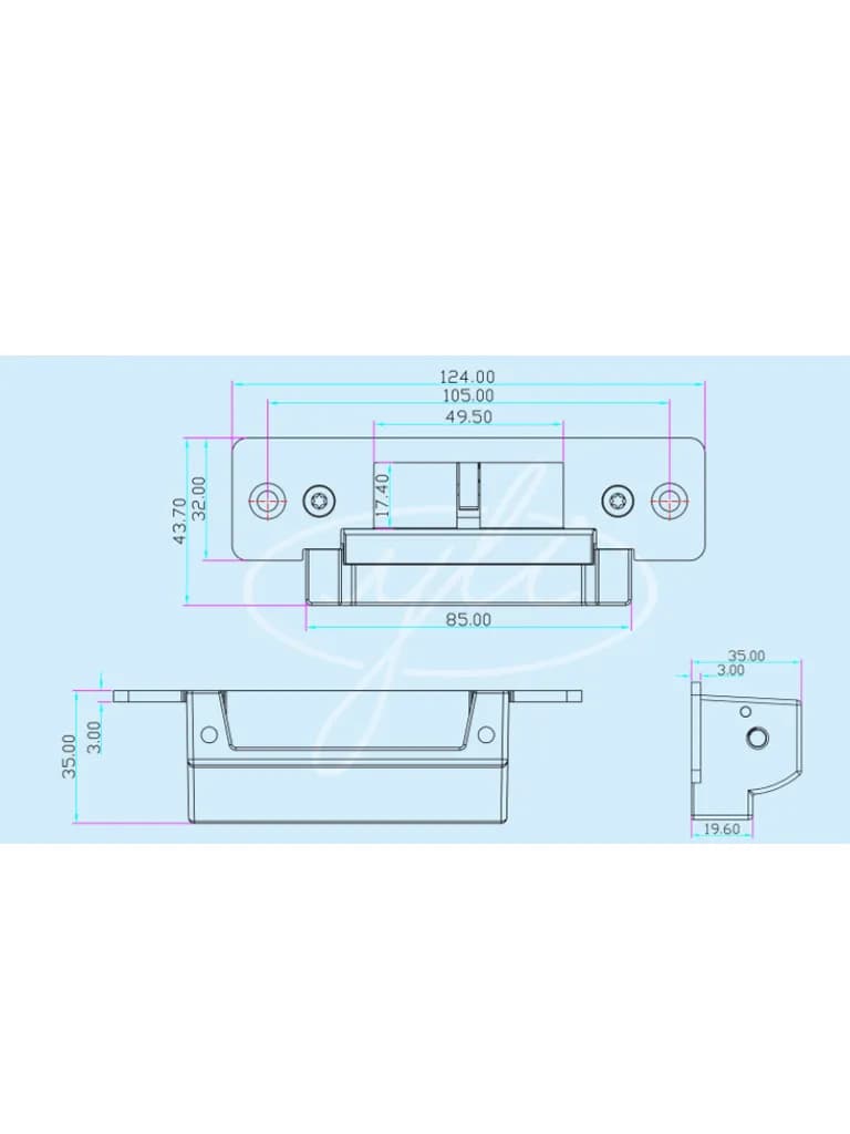 YLI YS138S - Cerradura Eléctrica para Control de Acceso  Señal Ajustab 3