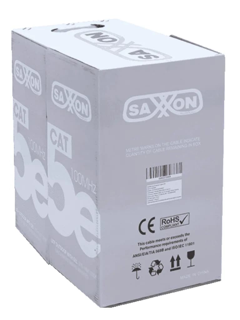 SAXXON OUTPCAT5EGCOPEXT - Bobina de Cable UTP Cat5e 100% Cobre con Gel 2