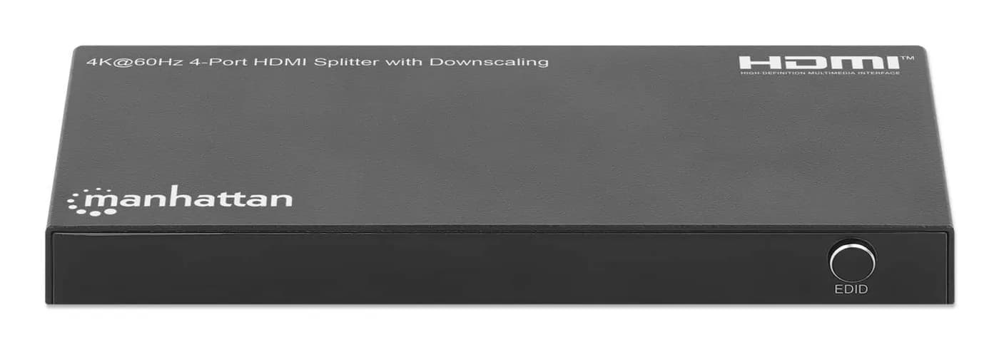 Manhattan Splitter HDMI con 4 puertos 4K y reductor de escala Duplica  3
