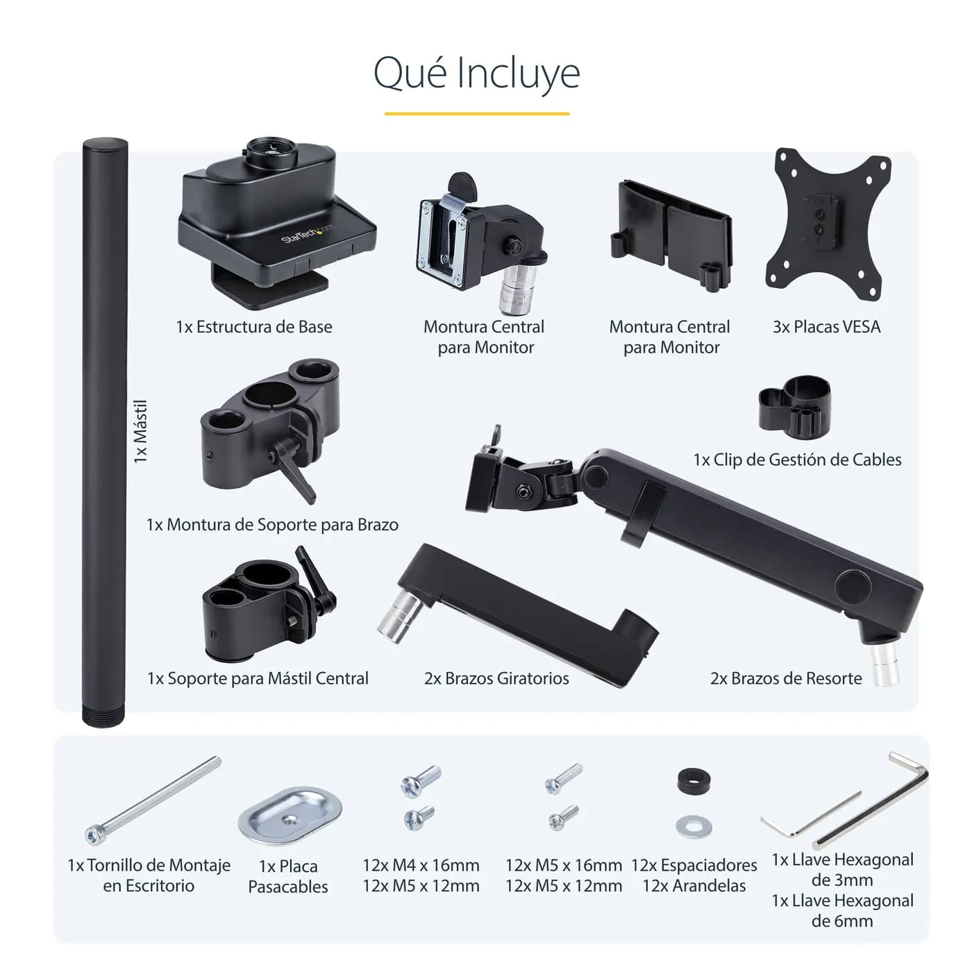 StarTech.com 3MP2AG-MONITOR-ARM soporte para pantalla plana 68.6 cm (2 21