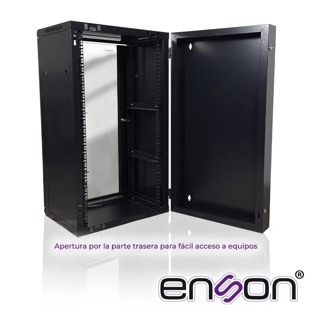 GABINETE DE PISO/PARED ENSON ENS-RKGU22PRO 22U PUERTA FRONTAL DE CRIST 4