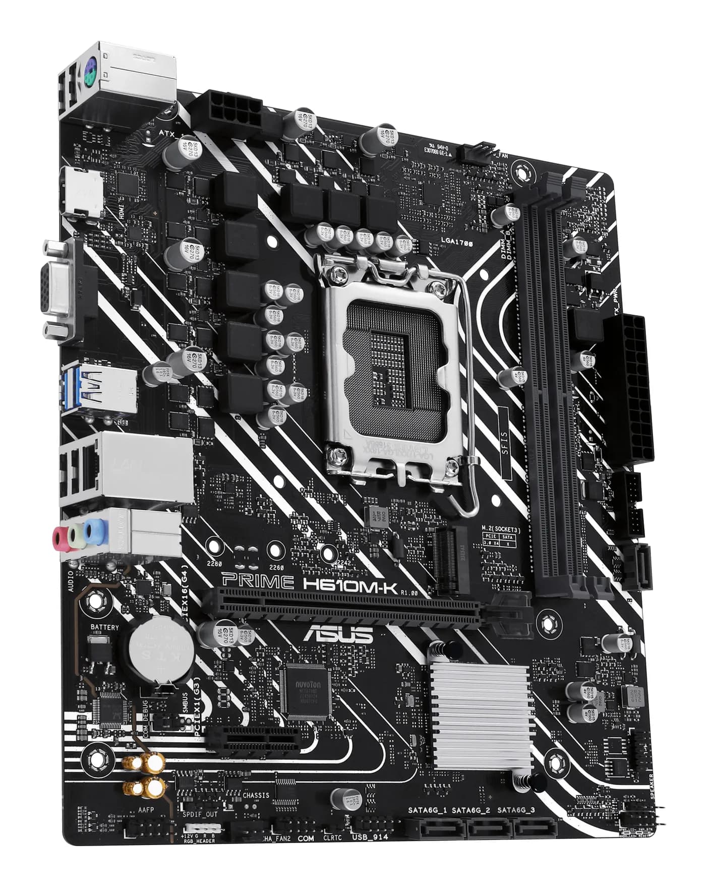 ASUS Prime H610M-K Intel H610 LGA 1700 Micro ATX 4