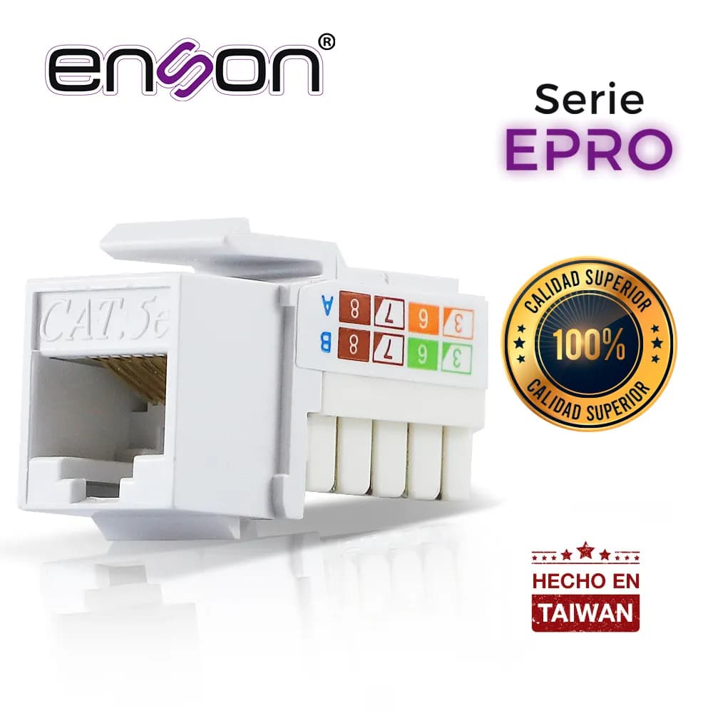 Enson EPRO-JACK5E-WH