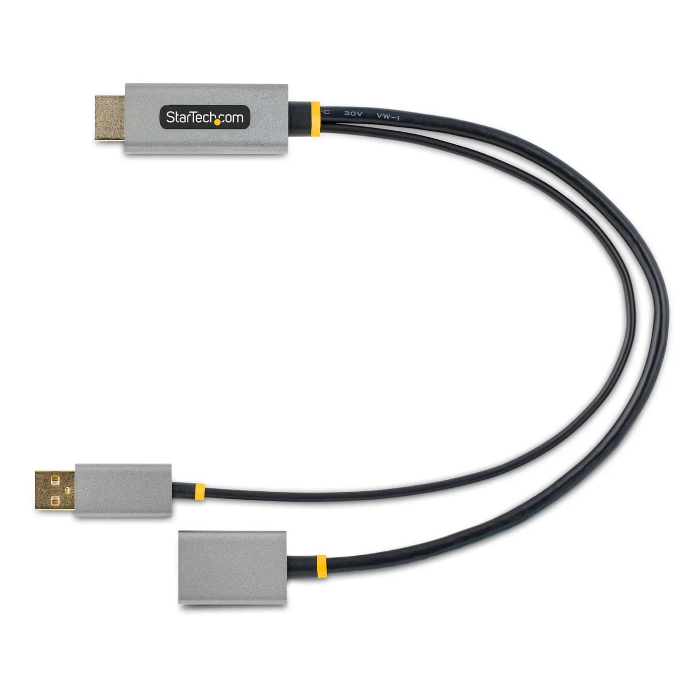 StarTech.com Cable 30cm Adaptador HDMI a DisplayPort - Activo - 4K 60H 6