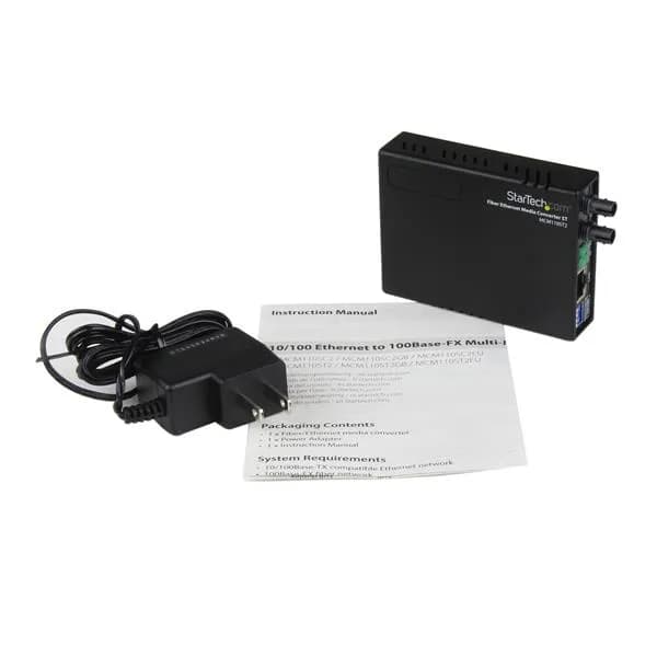 StarTech.com Convertidor de Medios Ethernet 10/100 Mbps a Fibra Multim 5