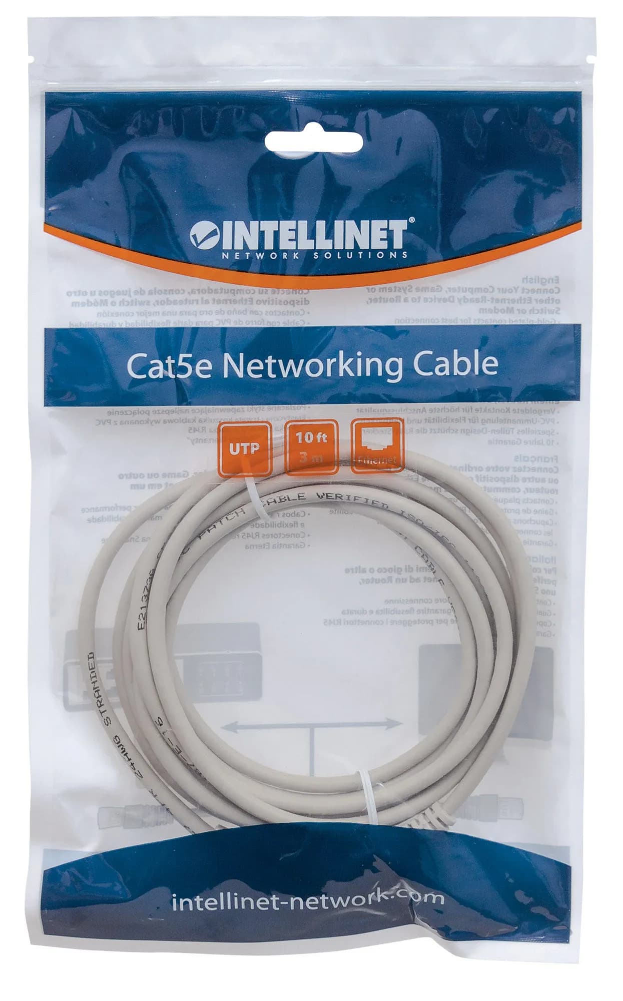 Intellinet Cable de red Cat6, UTP 4