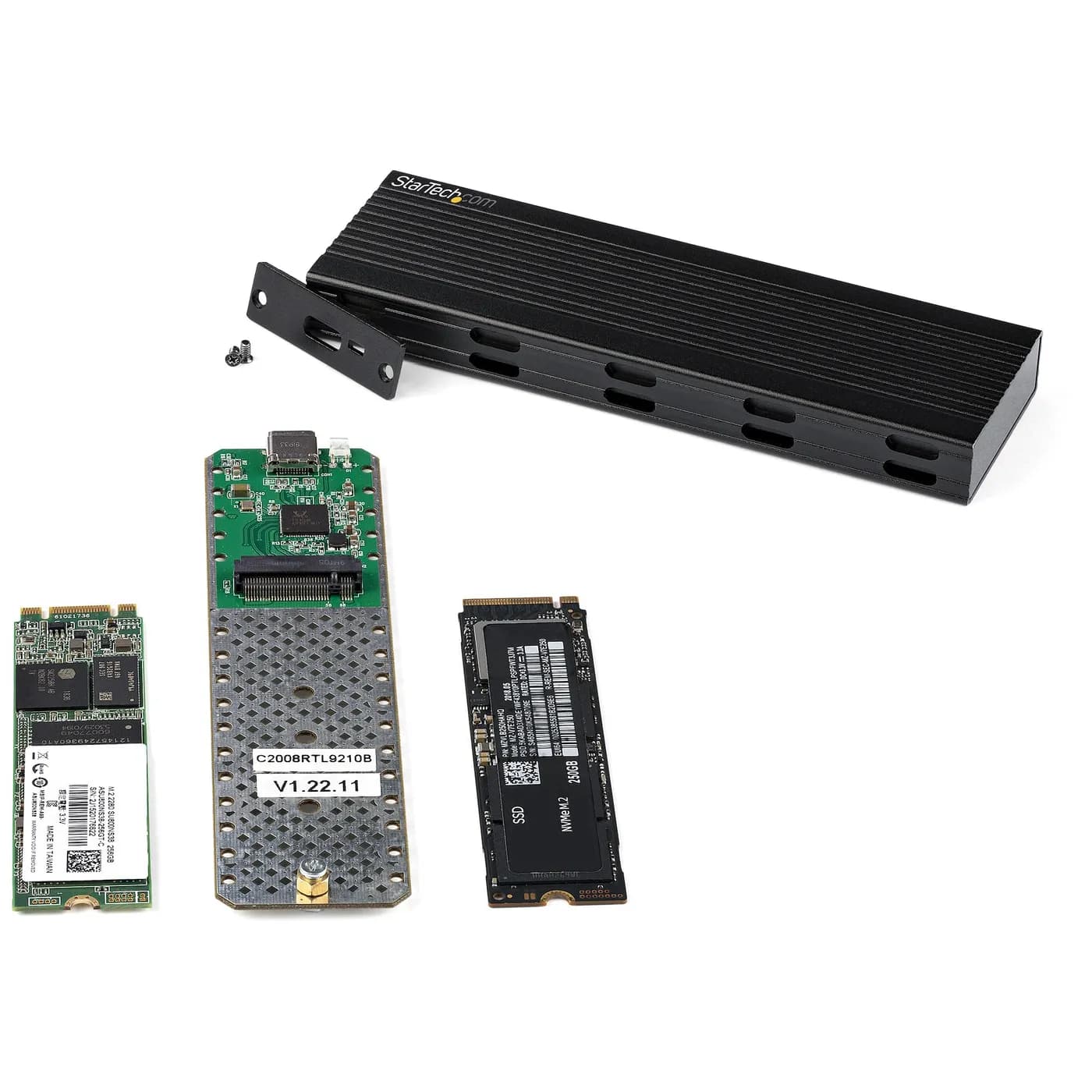 StarTech.com Gabinete USB-C de 10Gbps a NVMe M.2 or SSD SATA M.2 - Car 5
