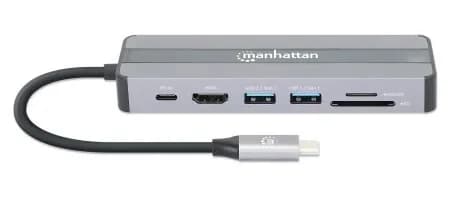 Manhattan 153928 base para laptop o replicador de puertos Alámbrico US 8