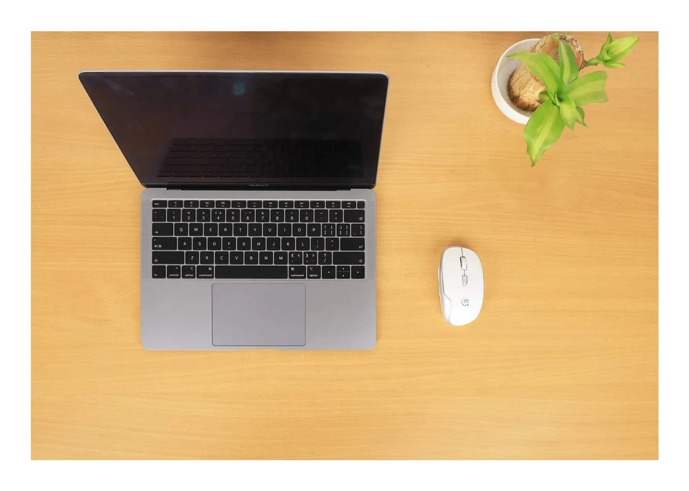 Manhattan Nanorreceptor USB-A, seis botones con rueda de desplazamient 3
